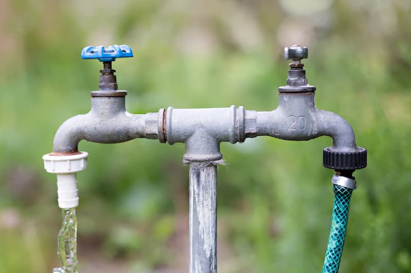 Robinets de jardin pour remplissage piscine